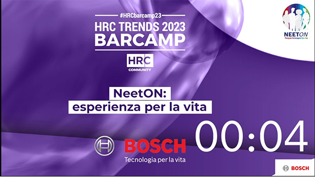 BARCAMP23 NeetON: esperienza per la vita – Bosch Italia